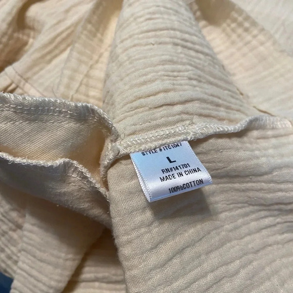 Dress Up Muslin Tiered Tunic Top - Picture 8 of 10